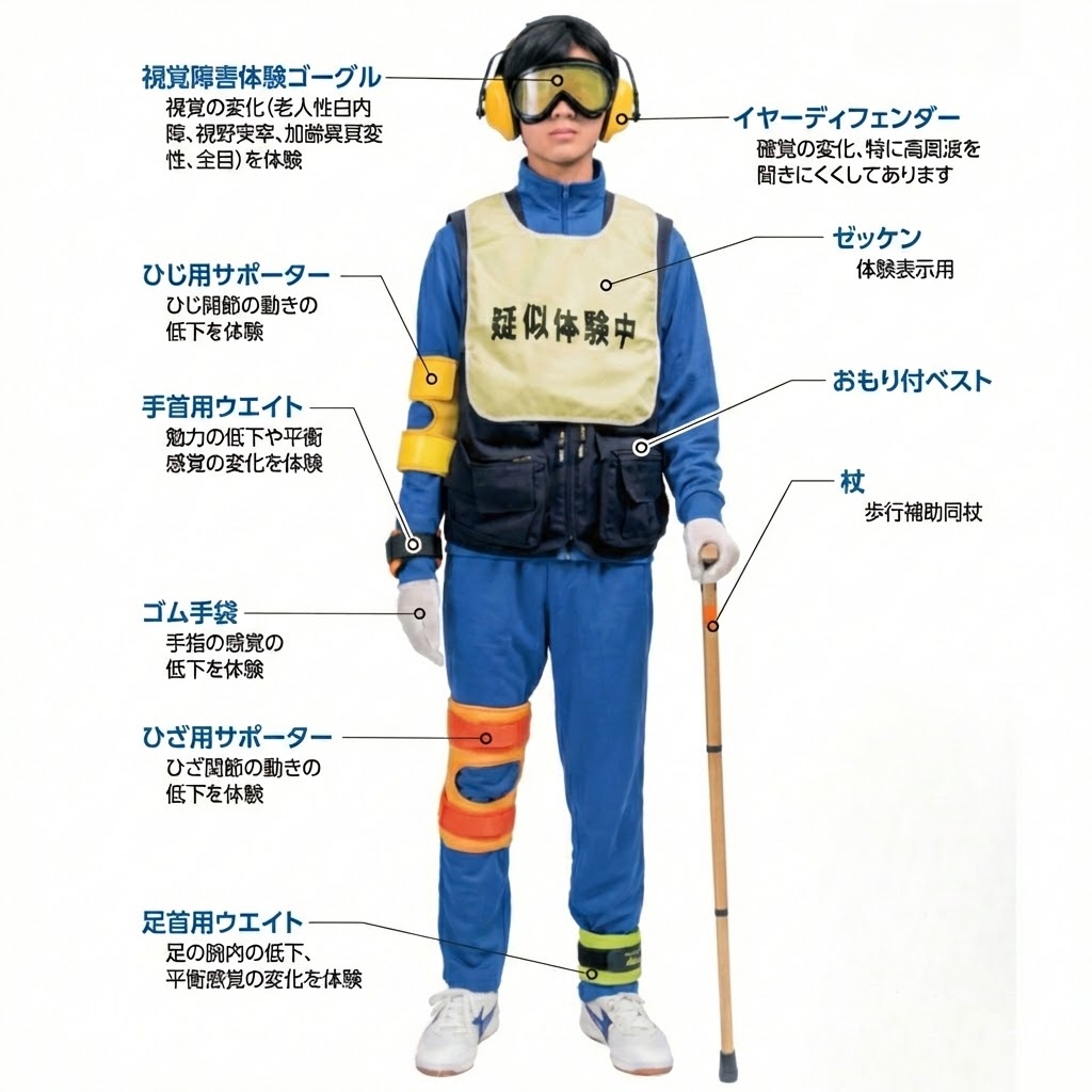 想像以上に動けない…高齢者疑似体験のリアルと学び方完全ガイド